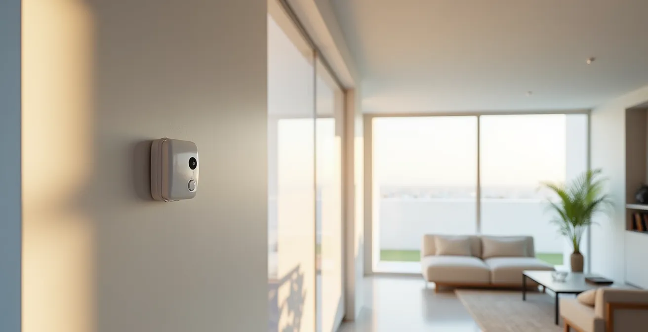 Installation professionnelle d'un système d'alarme hybride dans une maison moderne